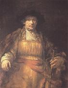 REMBRANDT Harmenszoon van Rijn self-portrait (mk33) oil painting on canvas